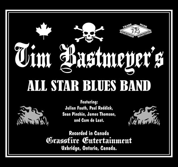 image of the cd cover for Tim Bastmeyer's All Star Blues Band