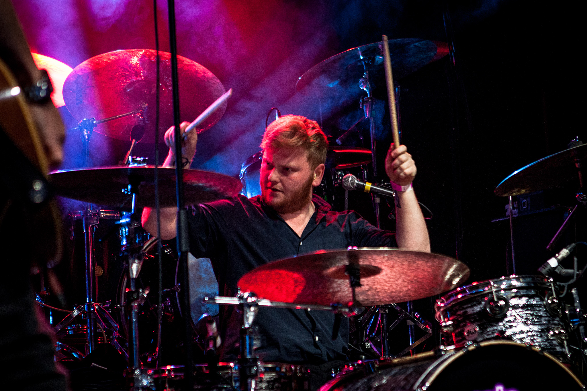 photo of the drummer from Bad Touch by Andras Paul