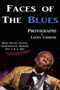 image of flyer for Faces of the Blues Laura Carbone