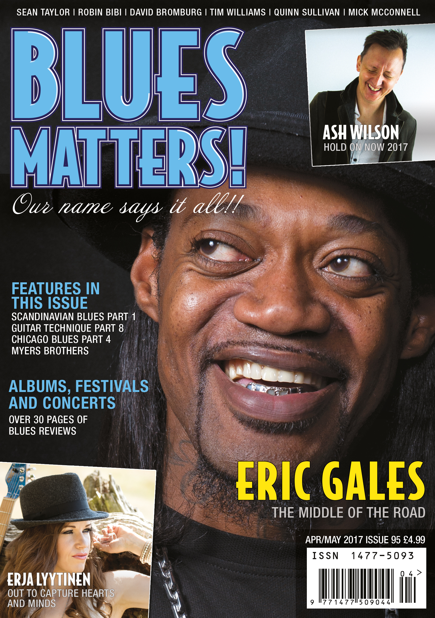 image of Issue 95 of Blues Matters magazine cover