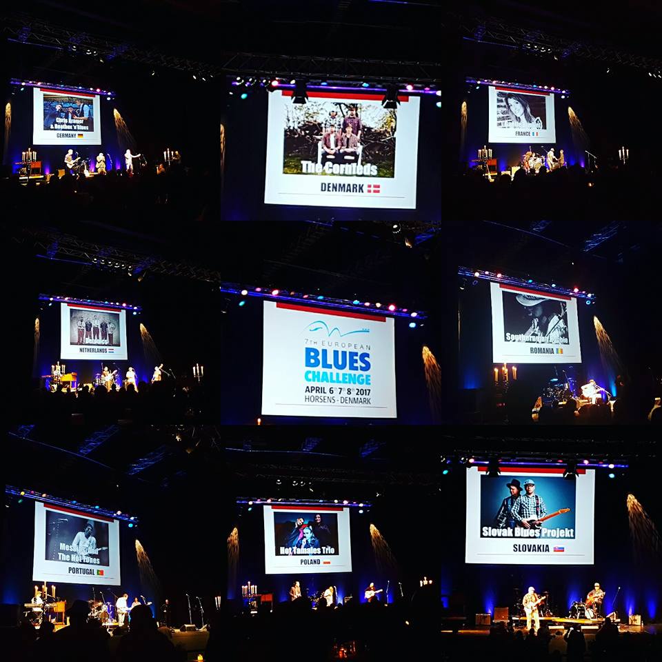 image of bands at the European Blues Challenge in Denmark