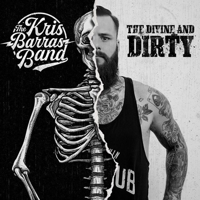 image of album cover for the Kris Barras Band The Devine and Dirty