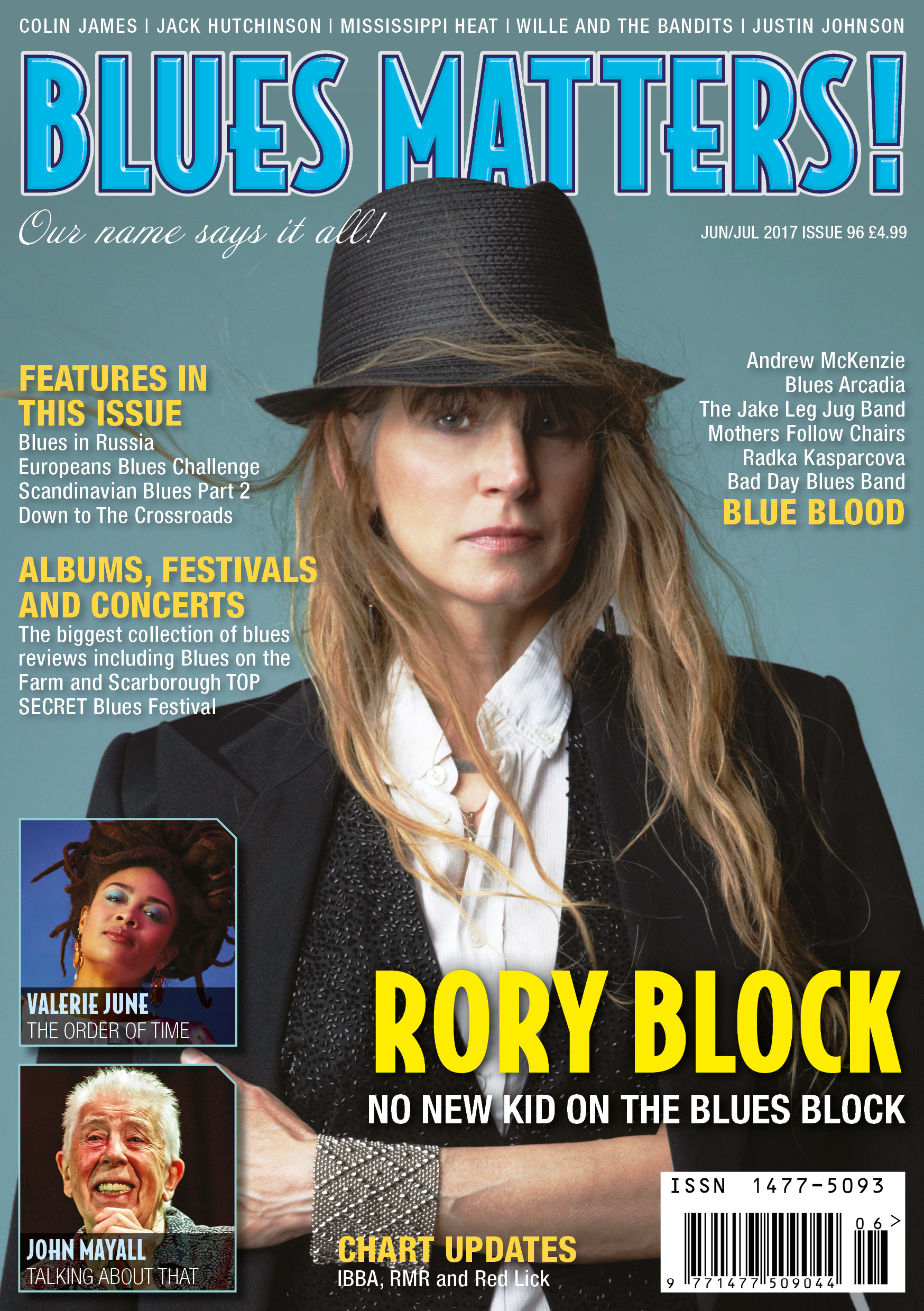 image of Issue 96 cover for Blues Matters Magazine