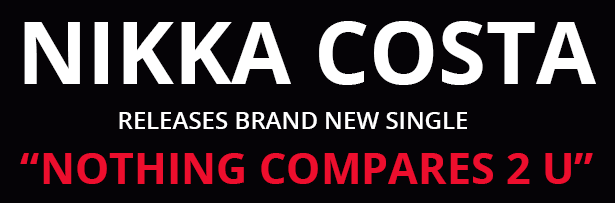 Advertising banner for Nikka Costa release Nothing Compares 2 U