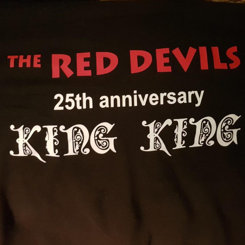 image of a T-shirt from The Red Devils band