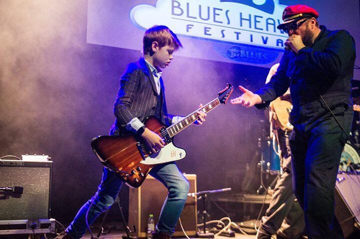 image of Toby Lee performing with John Nemeth at Blues Heaven Festival, Denmark