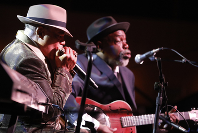 Billy Branch, Lurrie Bell photo by Joseph A. Rosen