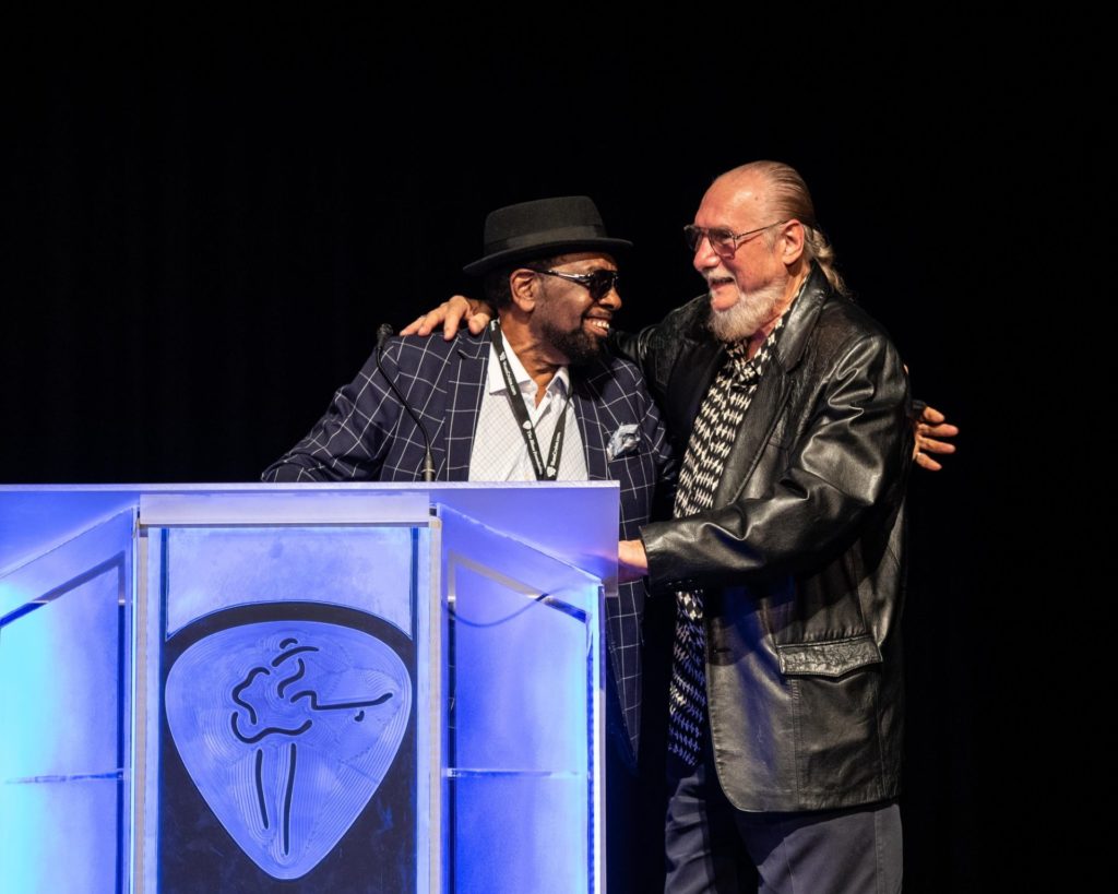 Roger Stephenson Photography — with William Bell and Steve Cropper at Halloran Centre at the Orpheum Theatre Memphis.