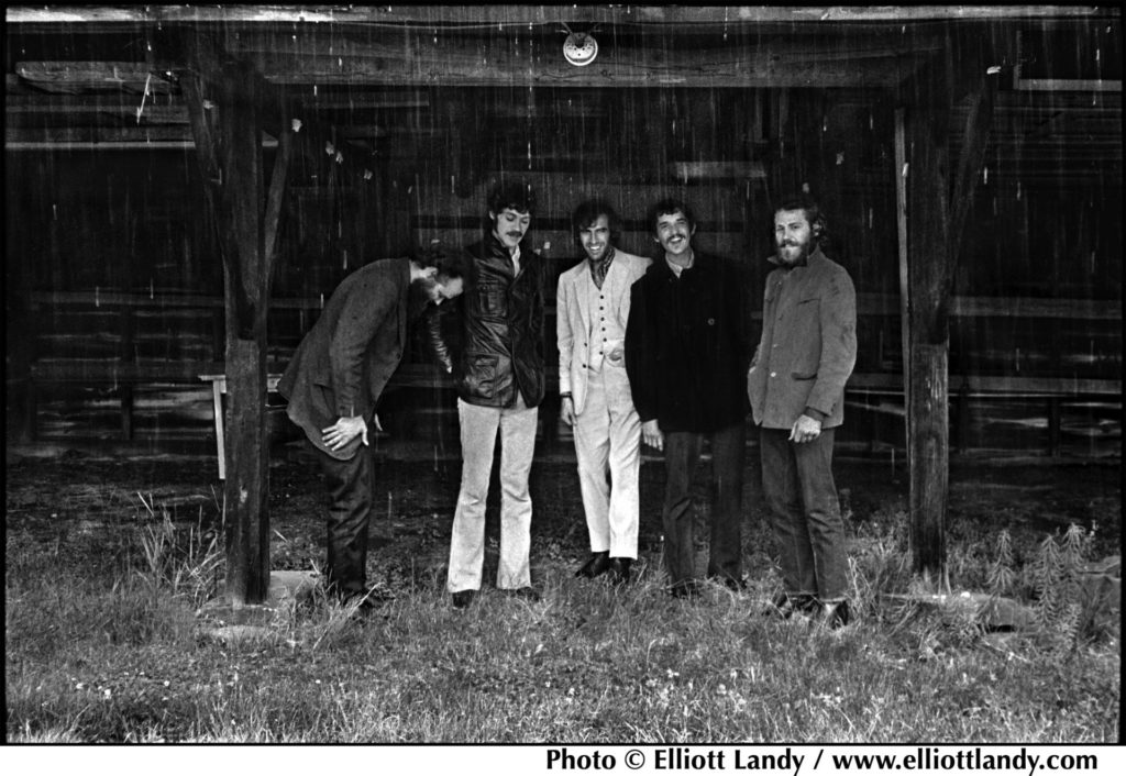 image of The Band by Elliott Landy, woodstock 1969
