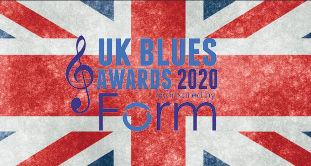 image of uk blues awards 2020 banner with logo