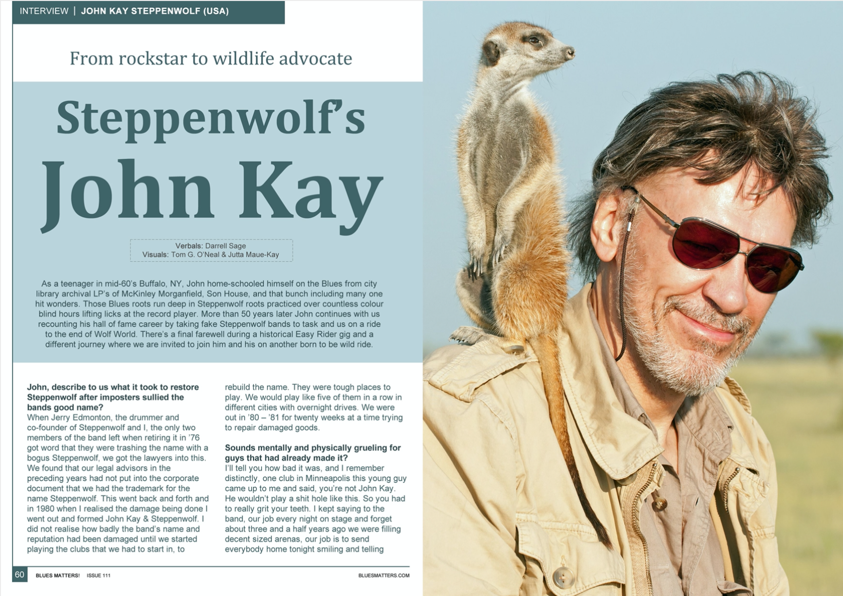 image of john kay interview in blues matters