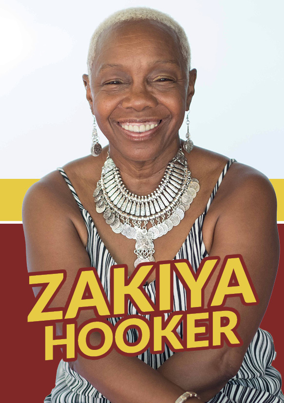 image of zakiya hooker for blues matters mag