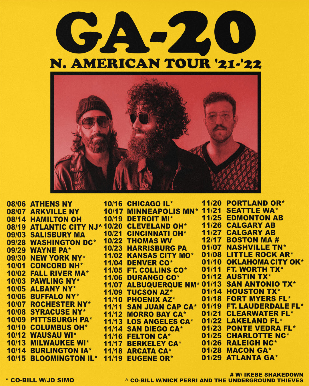 GA-20 US tour