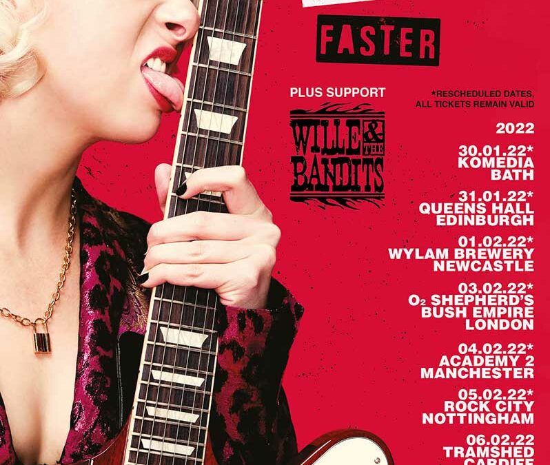 Samantha Fish confirms Wille & The Bandits as special guest on her Jan/Feb 2022 UK Tour