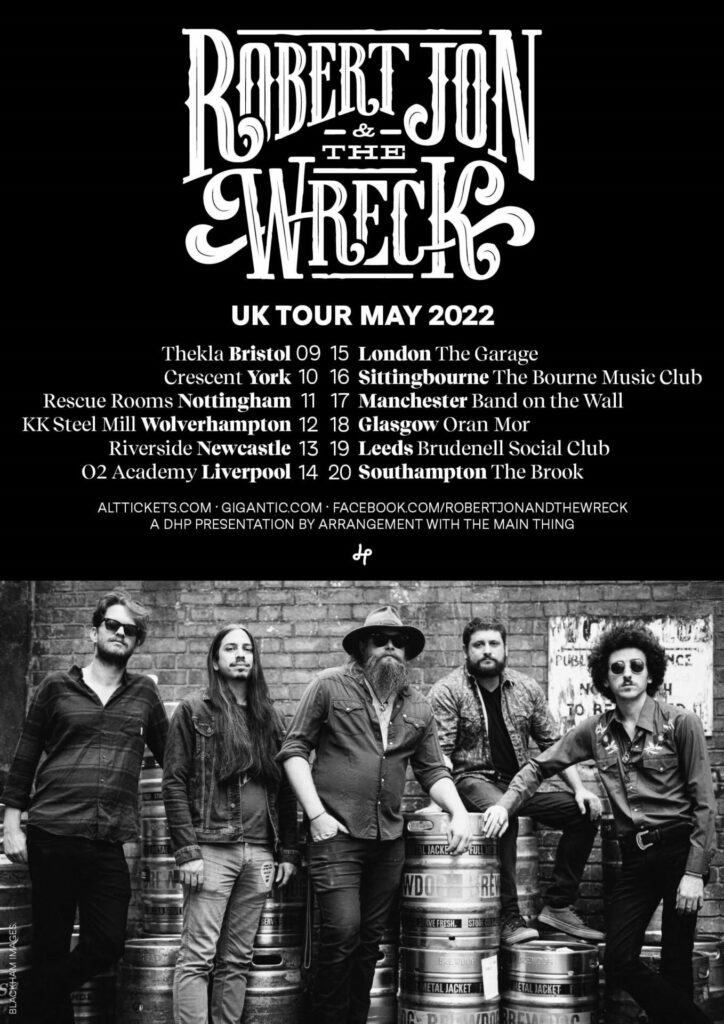 Robert Jon & The Wreck tour poster