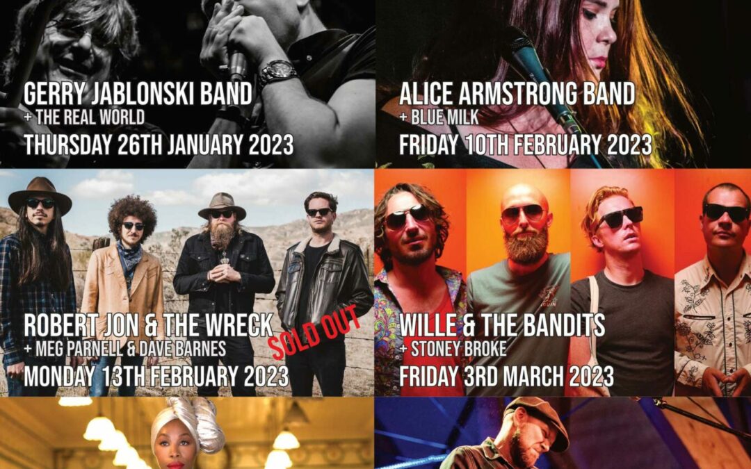 Edinburgh Blues Club Announces its concert schedule for the first half of 2023