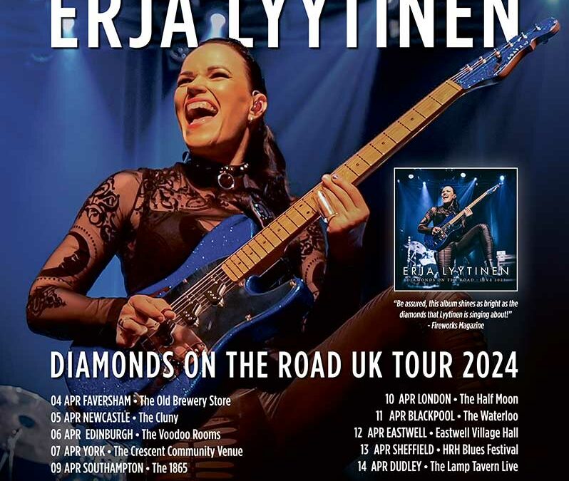 ERJA LYYTINEN announces APRIL 2024 UK TOUR