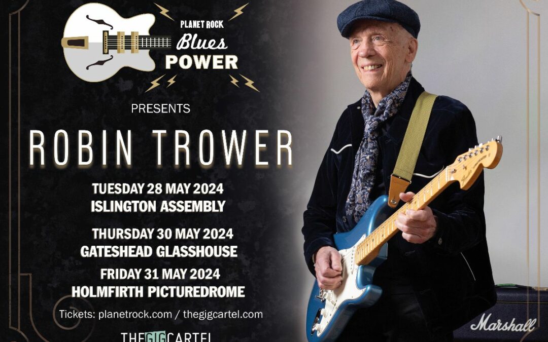 Robin Trower Announces his first live shows in the UK in 6 Years