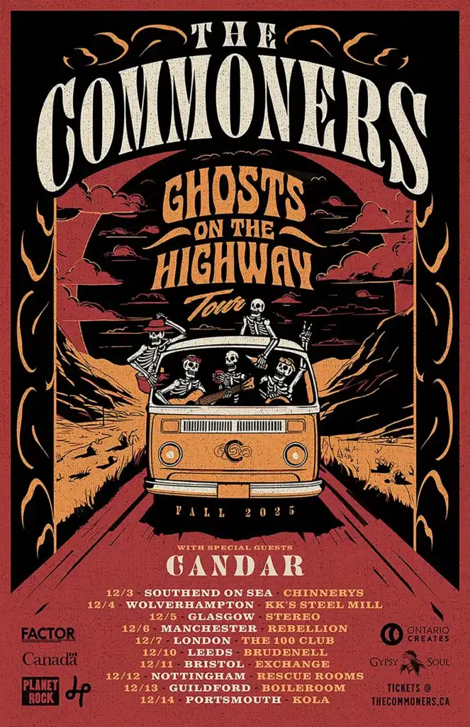 the commoners tour poster