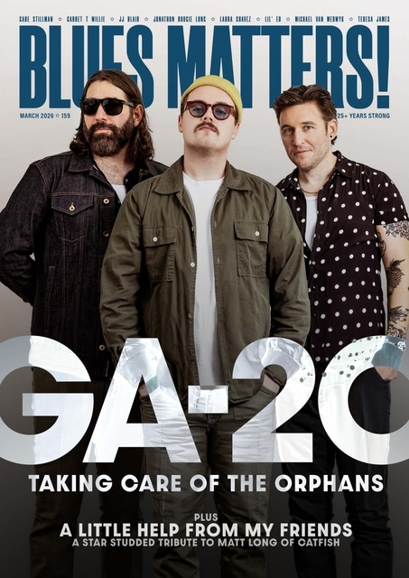 Issue 159 of Blues Matters with GA-20 on the cover
