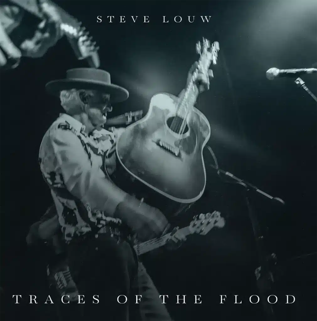 Steve Louw's new album cover for Traces of the Flood